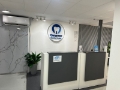 Sala de recepción clínica odontológica Congreso Dental