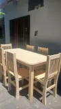 COMBO MESA 1.60 Y 6 SILLAS HINDU 2